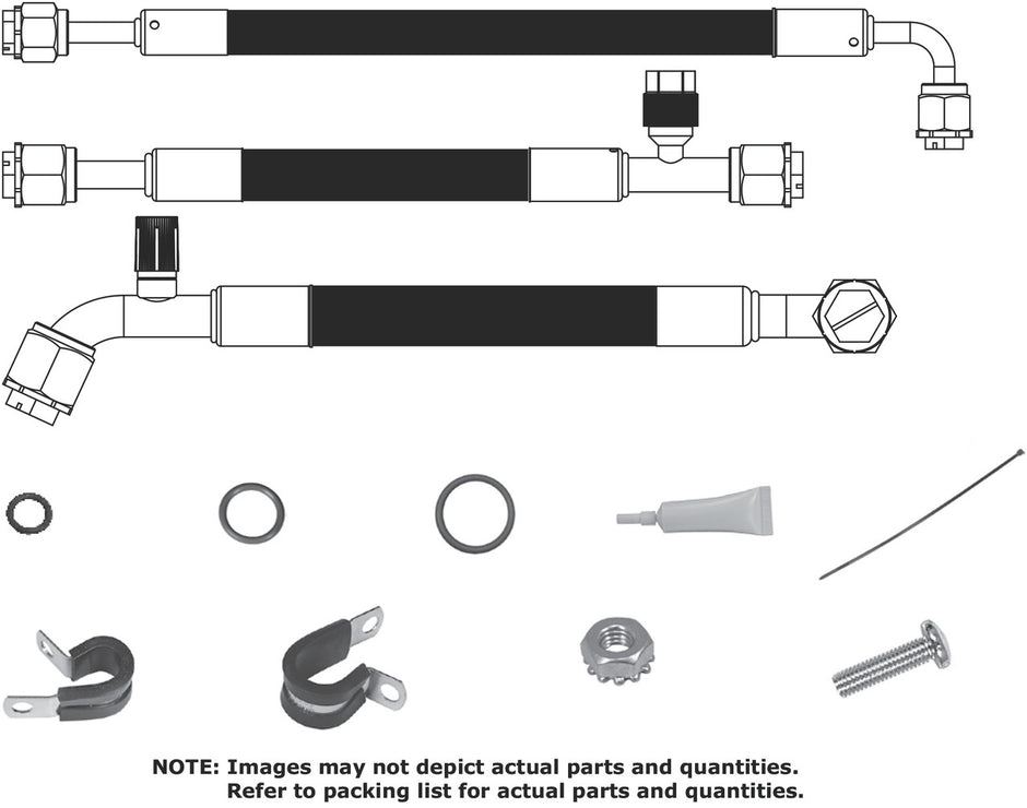 1962-67 Chevrolet Nova SureFit® Reduced Barrier Standard Hose Kit