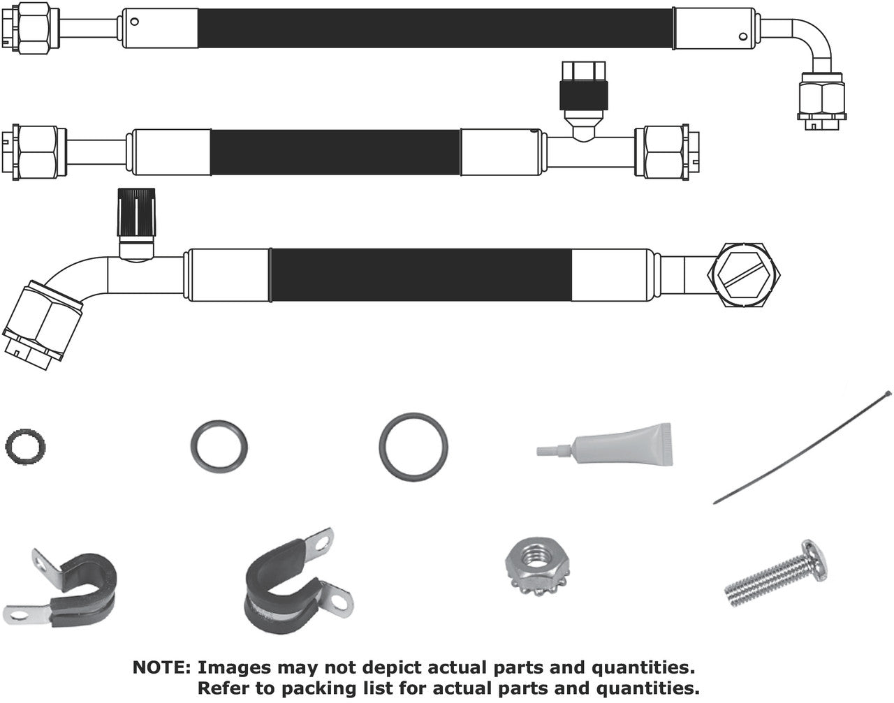 1962-67 Chevrolet Nova SureFit® Reduced Barrier Standard Hose Kit
