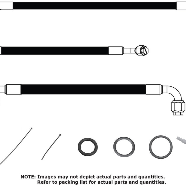1963-67 Chevrolet Corvette with Factory Air SureFit® Reduced Barrier Standard Hose Kit