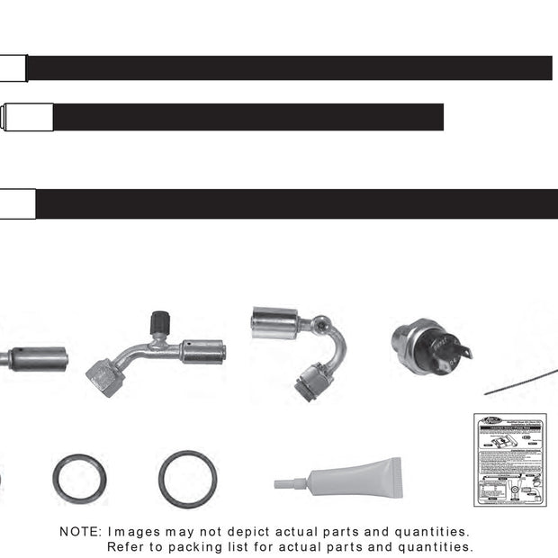 1963-67 Chevrolet Corvette SureFit® Reduced Barrier Modified Hose Kit