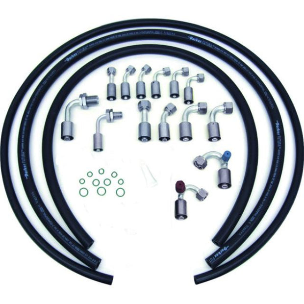 Beadlock 14-Fitting Extended Length Refrigerant Hose Kit without Drier  for 134a Beadlock