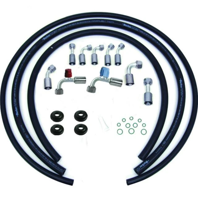 Beadlock 10-Fitting Refrigerant Hose Kit without Drier for 134a