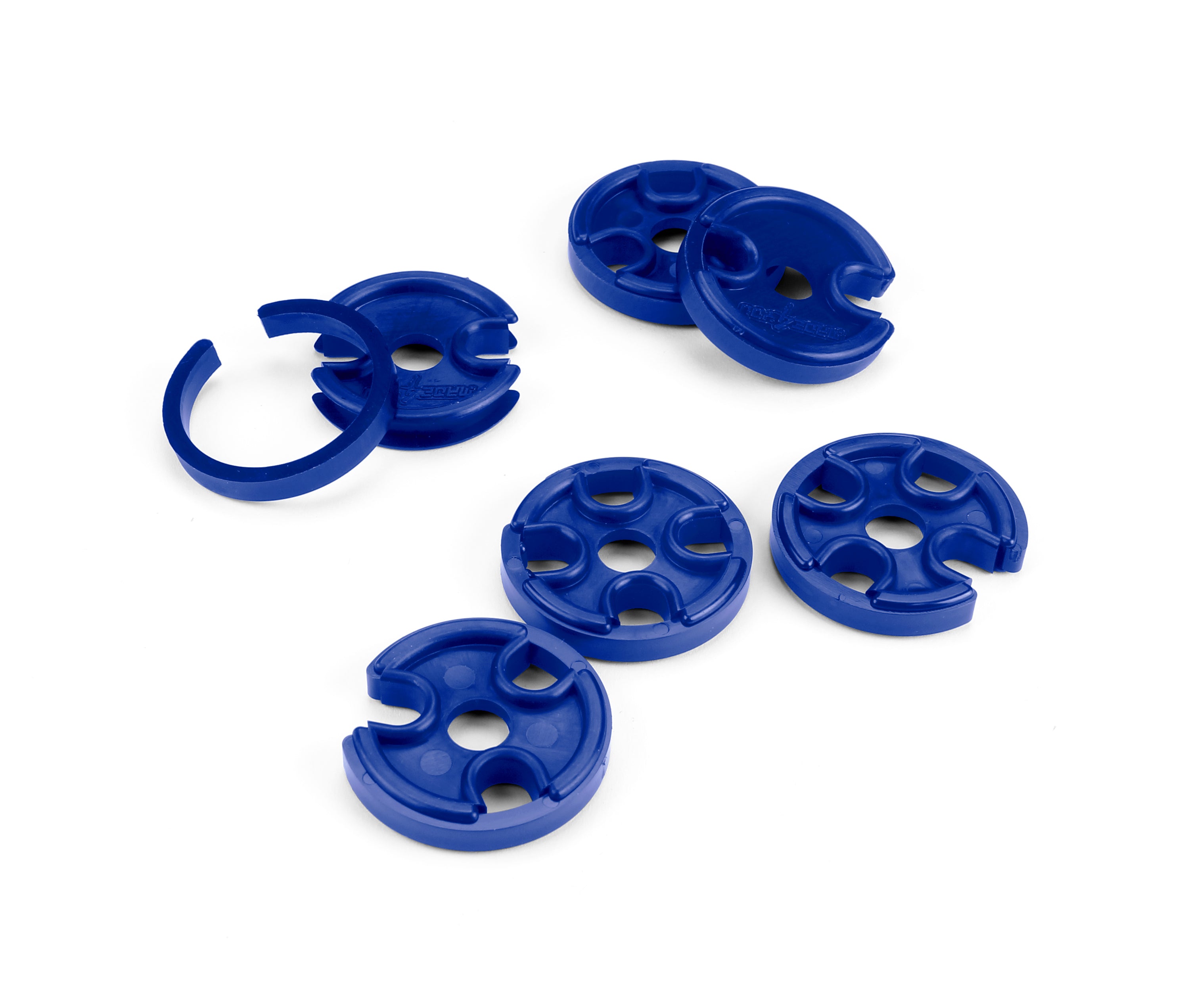 SPIN N SNAP, 7-8mm PLUG WIRE ROUTING KIT, 2 EACH 2,3, & 4 PLACE SEPARATORS, BLUE