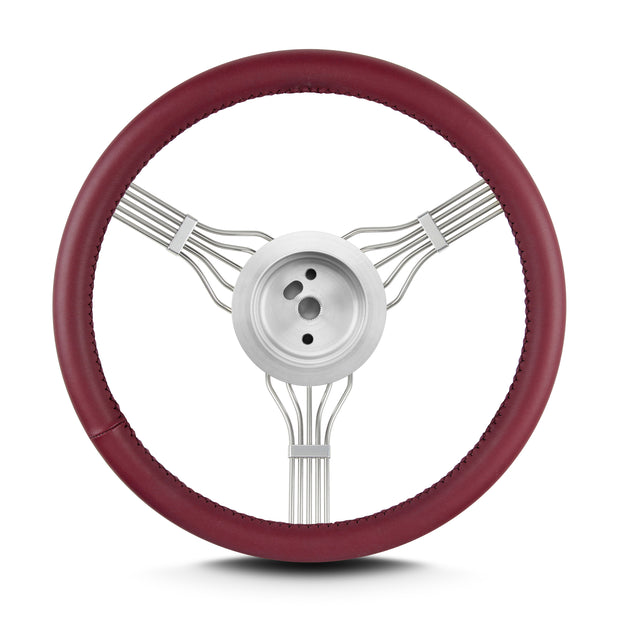 BANJO 15" W/ FLAMING RIVER HUB BURGANDY