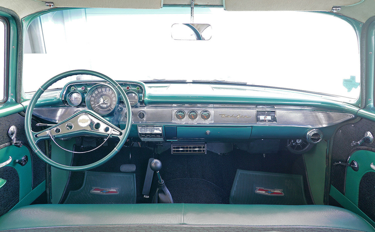 1957 Chevrolet Full-Size GEN 5® SureFit® Evaporator Kit with Center Vent Plenum and Deluxe Control