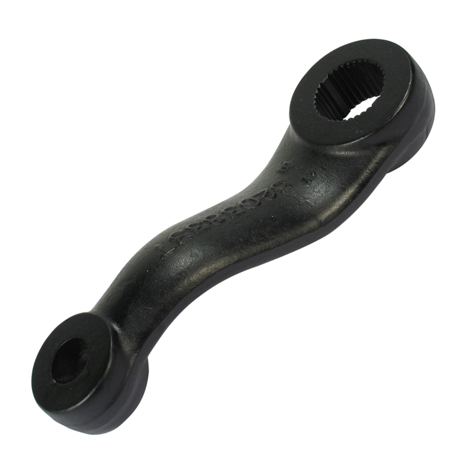 Borgeson - Pitman Arm - P/N: 806022 - Steel pitman arm, 5 in. Between centers with 1/2 in. drop. Fits GM Saginaw 122/525/605 steering boxes.
