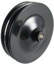 Borgeson - Power Steering Pulley - P/N: 801001 - OEM GM Power steering pulley. Steel 2 Row keyway style. Painted black.