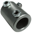 Borgeson - Steering Coupler - P/N: 314349 - Welded steel steering coupler. Fits 1 in.-48 Spline X 3/4 in. Double-D.