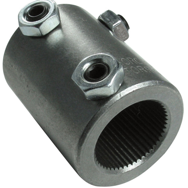 Borgeson - Steering Coupler - P/N: 314349 - Welded steel steering coupler. Fits 1 in.-48 Spline X 3/4 in. Double-D.