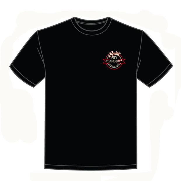 POSIES 60th Plus Anniversary Black T-Shirt