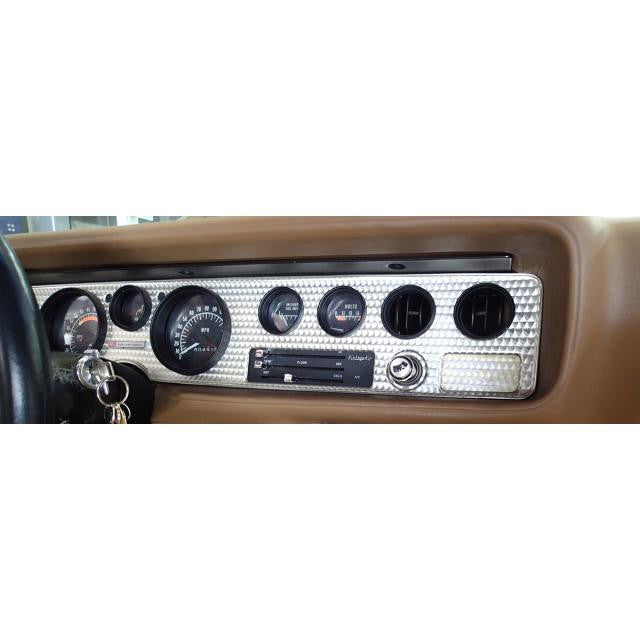 1970-81 Firebird OEM-Style In-Dash Louver Kit with Black Bezels