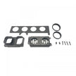 1970-81 Firebird OEM-Style In-Dash Louver Kit with Black Bezels