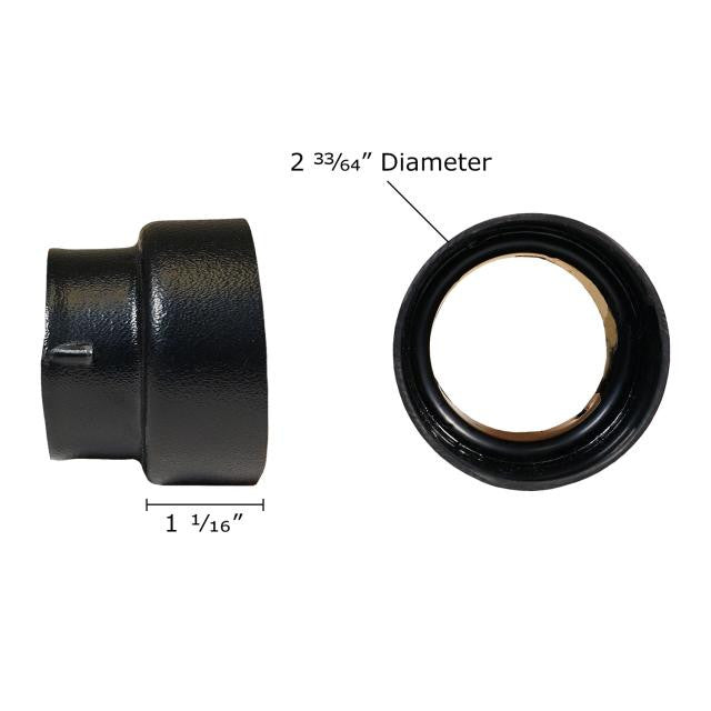Hose Adapter for 2\ Hose  2-33/64\ Diameter x 1-1/16\ depth