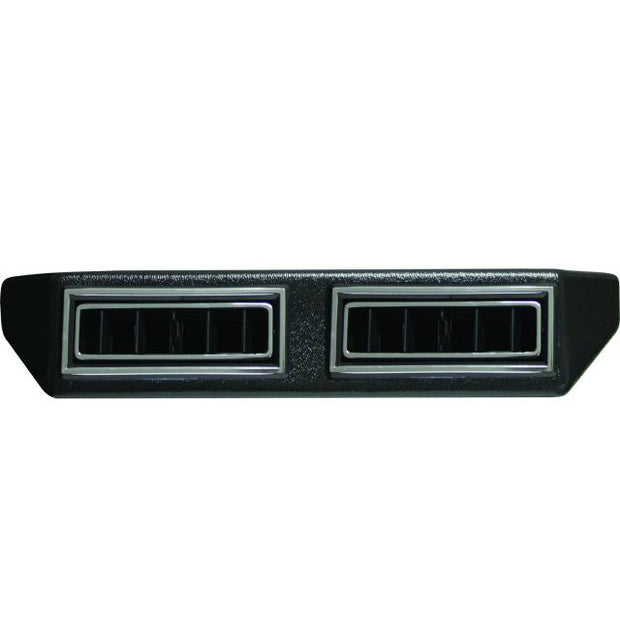 Dbl Under Dash Lvr Assy w/ Singl 2.5-Inch Inlet  Blk w/ Chrm Accent