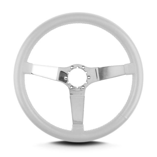 VETTE 3 14" POLISHED STANDARD GRIP WHITE