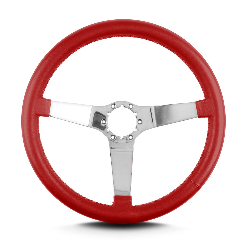 VETTE 3 14" POLISHED STANDARD GRIP BRIGHT RED