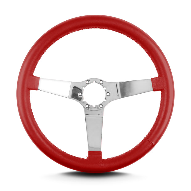 VETTE 3 14" POLISHED STANDARD GRIP BRIGHT RED