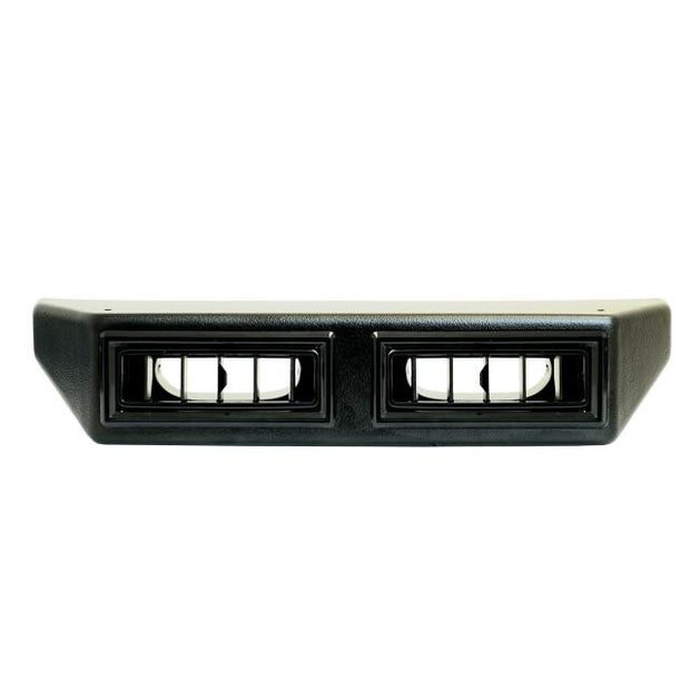 Double Under Dash Louver Assembly for 2-Inch Hose  All Black