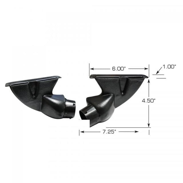 Defrost Duct Pair  Universal