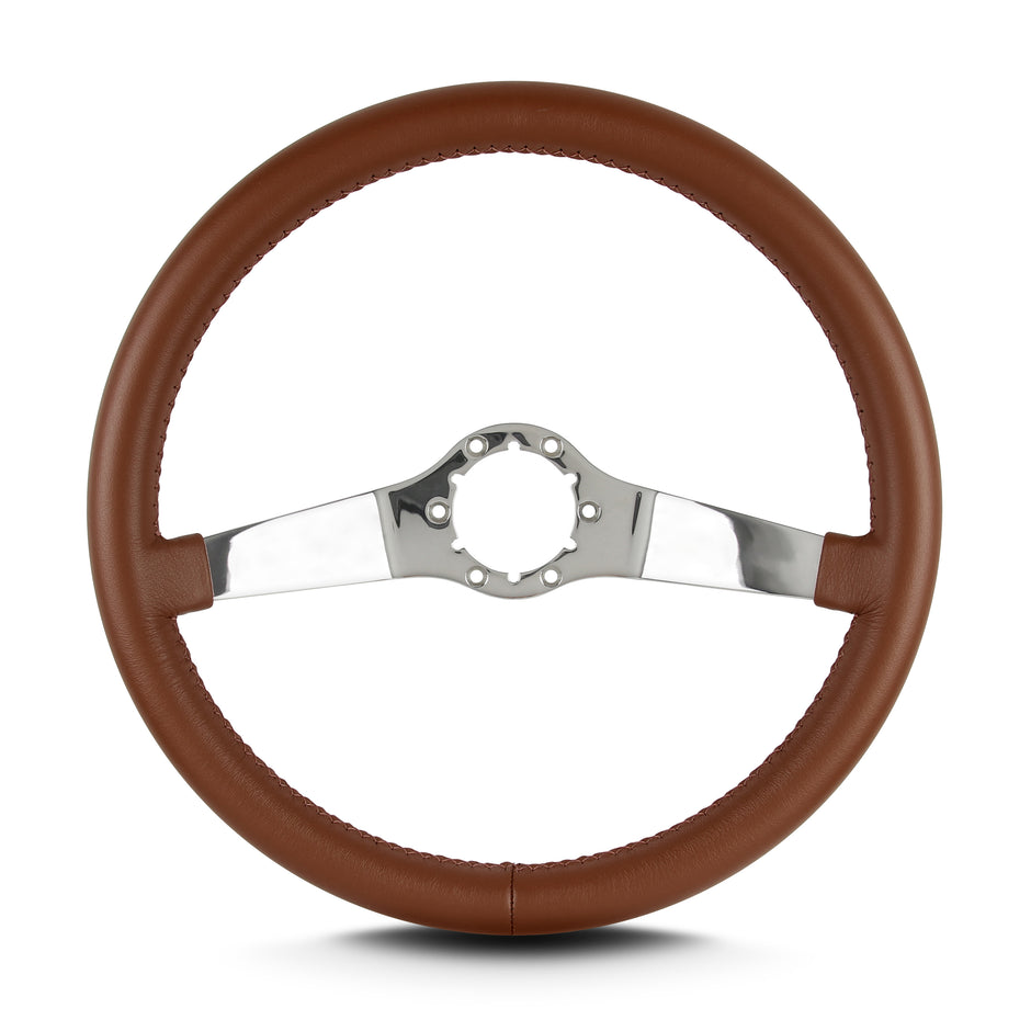 TWO SMOOTH 14" POLISHED STANDARD GRIP CARAMEL