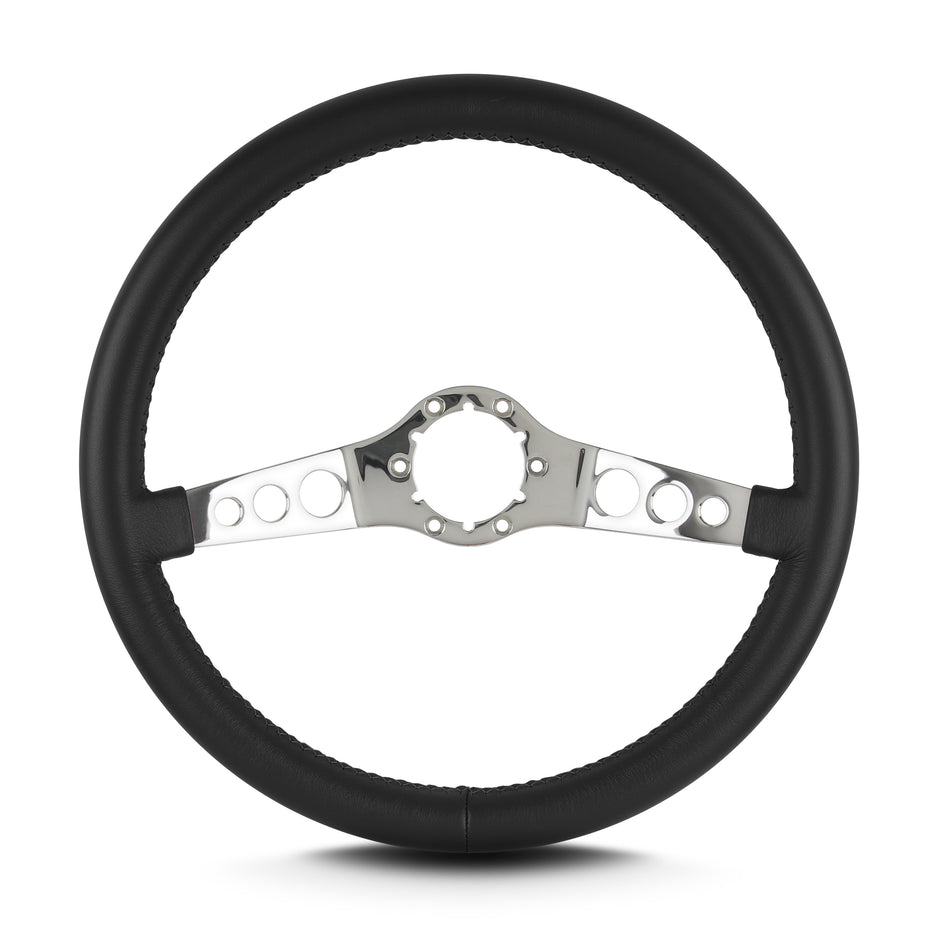 SS 14" POLISHED STANDARD GRIP BLACK