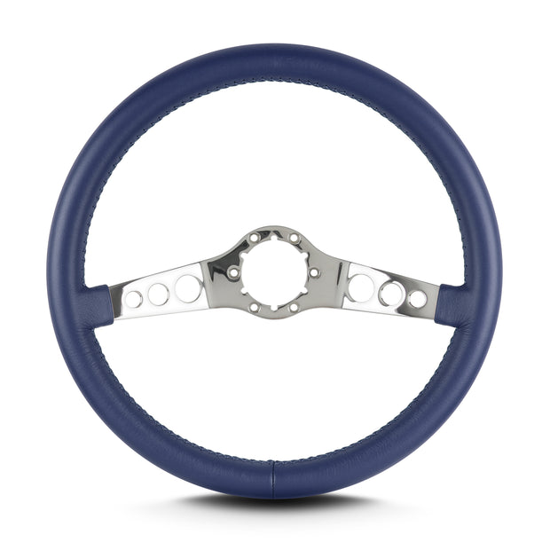 SS 14" POLISHED STANDARD GRIP BLUE