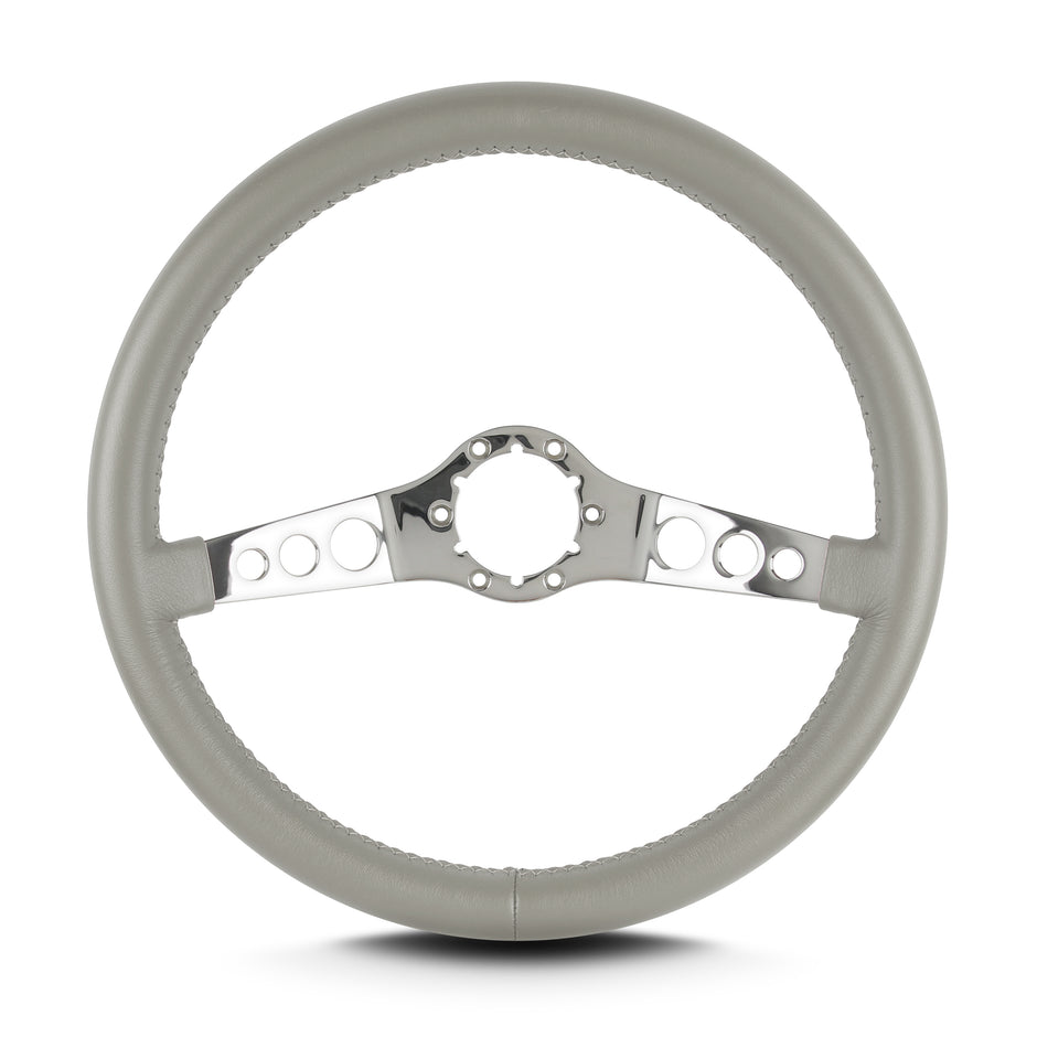 SS 14" POLISHED STANDARD GRIP LIGHT GREY