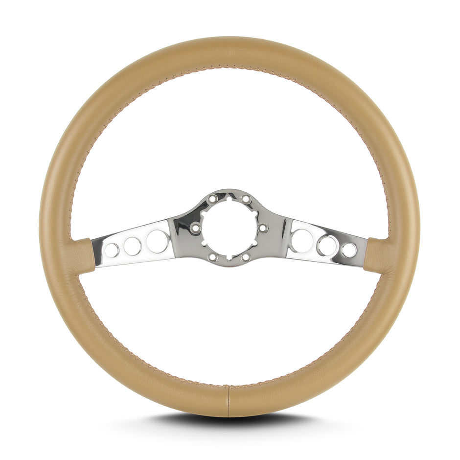 SS 14" POLISHED STANDARD GRIP TAN