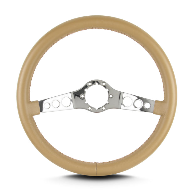 SS 14" POLISHED STANDARD GRIP TAN