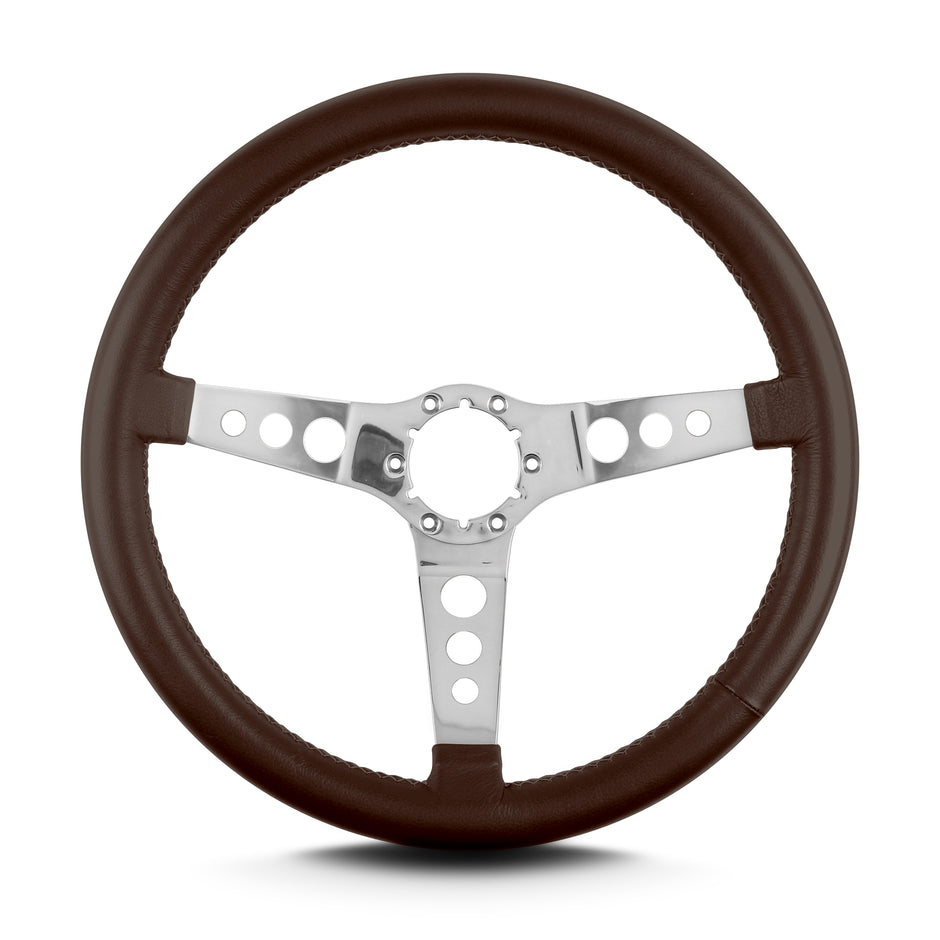HOT ROD 14" POLISHED STANDARD GRIP BROWN