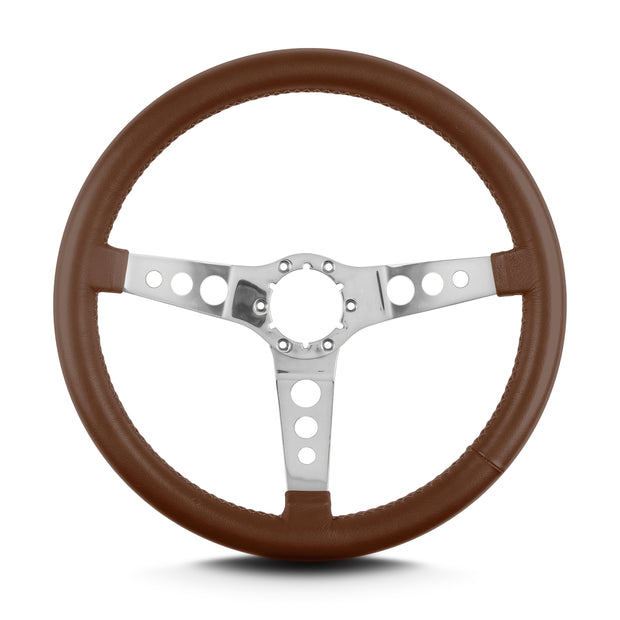 HOT ROD 14" POLISHED STANDARD GRIP CARAMEL