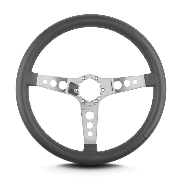 HOT ROD 14" POLISHED STANDARD GRIP DARK GREY