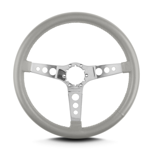 HOT ROD 14" POLISHED STANDARD GRIP LIGHT GREY