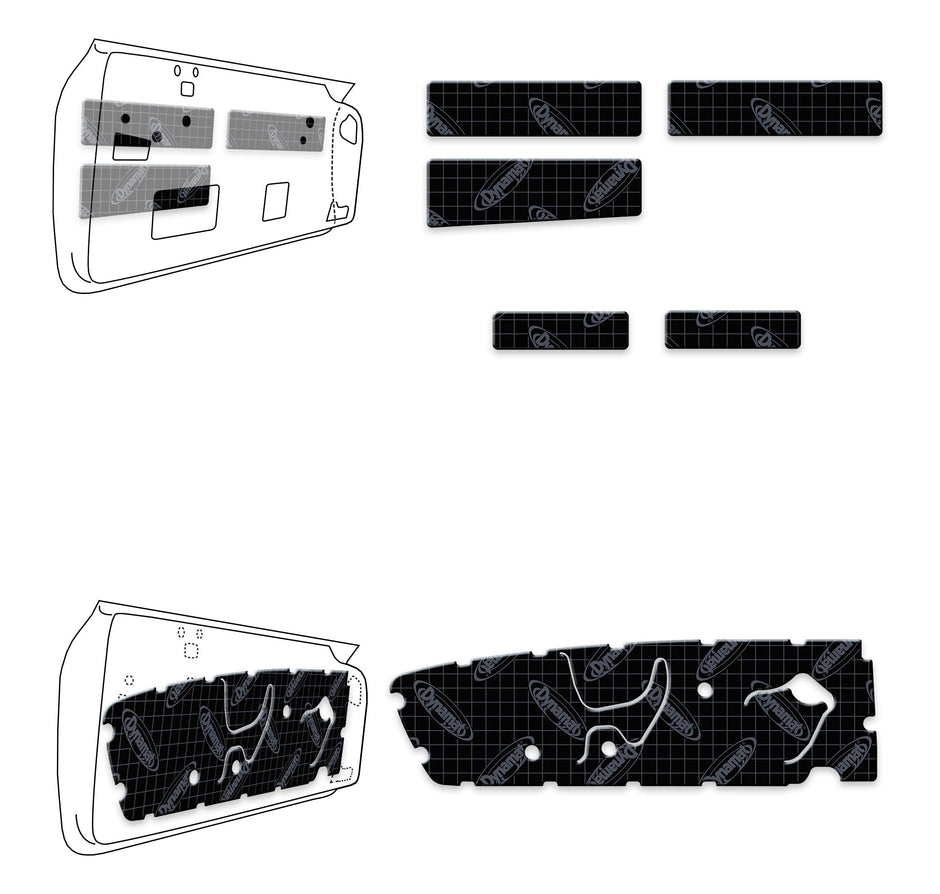 1964-1966 Mustang Door Kit - XFO M1 D