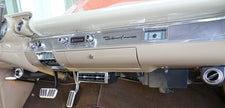 1955-57 Chevrolet Center Louver Chrome Bezel Upgrade Kit