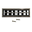 1955-57 Chevrolet Center Louver Chrome Bezel Upgrade Kit