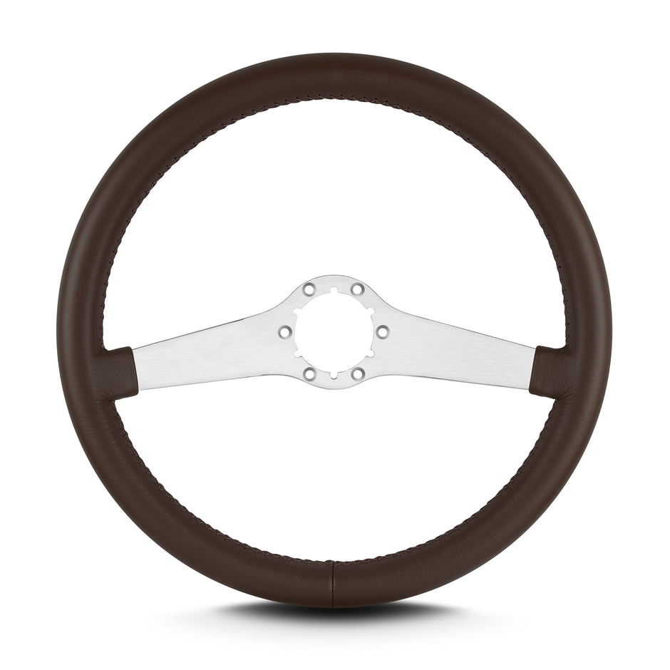 TWO SMOOTH 14" BRUSHED STANDARD GRIP BROWN