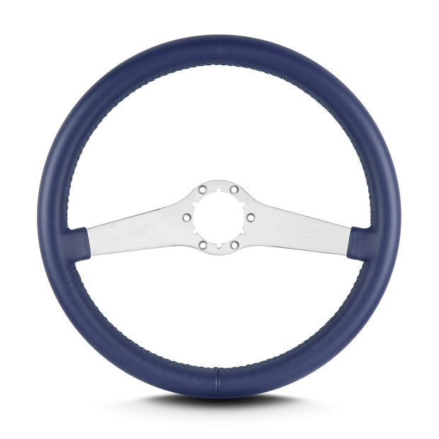 TWO SMOOTH 14" BRUSHED STANDARD GRIP BLUE