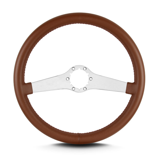 TWO SMOOTH 14" BRUSHED STANDARD GRIP CARAMEL