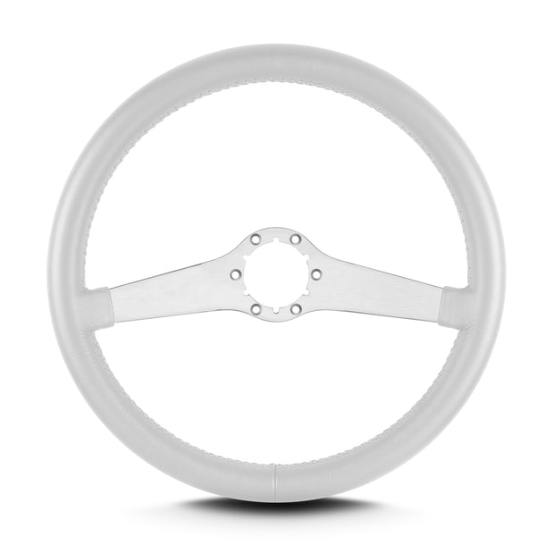 TWO SMOOTH 14" BRUSHED STANDARD GRIP WHITE
