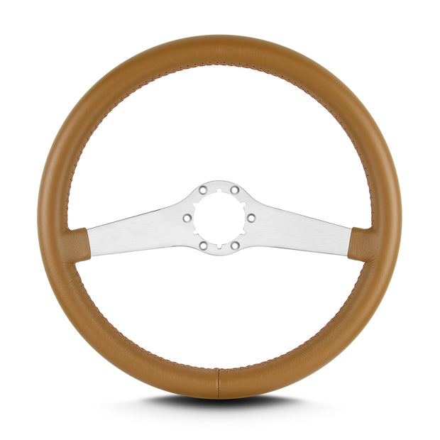TWO SMOOTH 14" BRUSHED STANDARD GRIP CHESTNUT