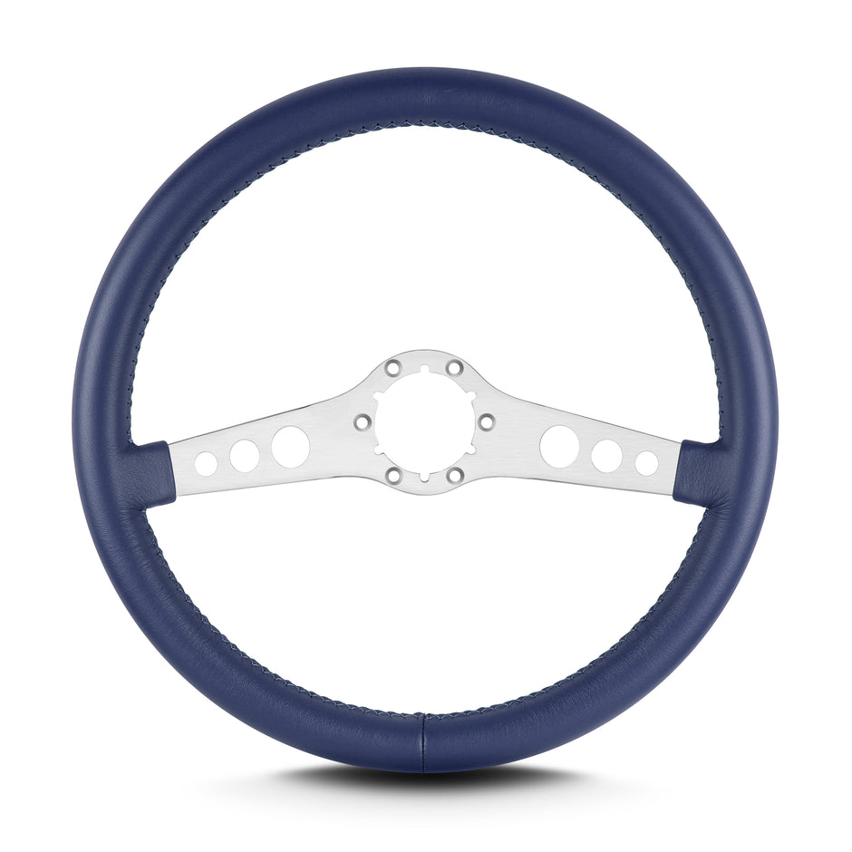 SS 14" BRUSHED STANDARD GRIP BLUE