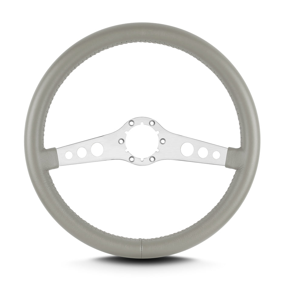 SS 14" BRUSHED STANDARD GRIP LIGHT GREY