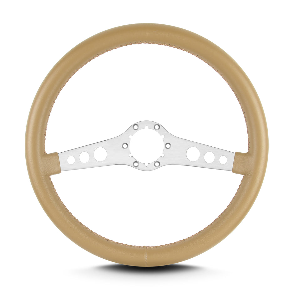 SS 14" BRUSHED STANDARD GRIP TAN