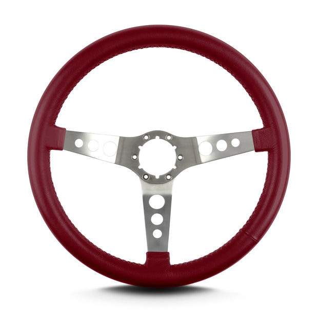 HOT ROD 14" BRUSHED STANDARD GRIP BURGANDY