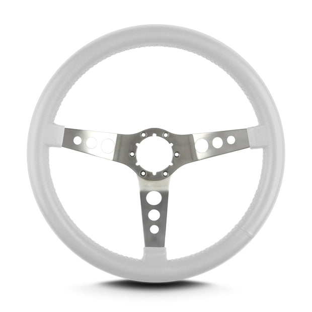 HOT ROD 14" BRUSHED STANDARD GRIP WHITE