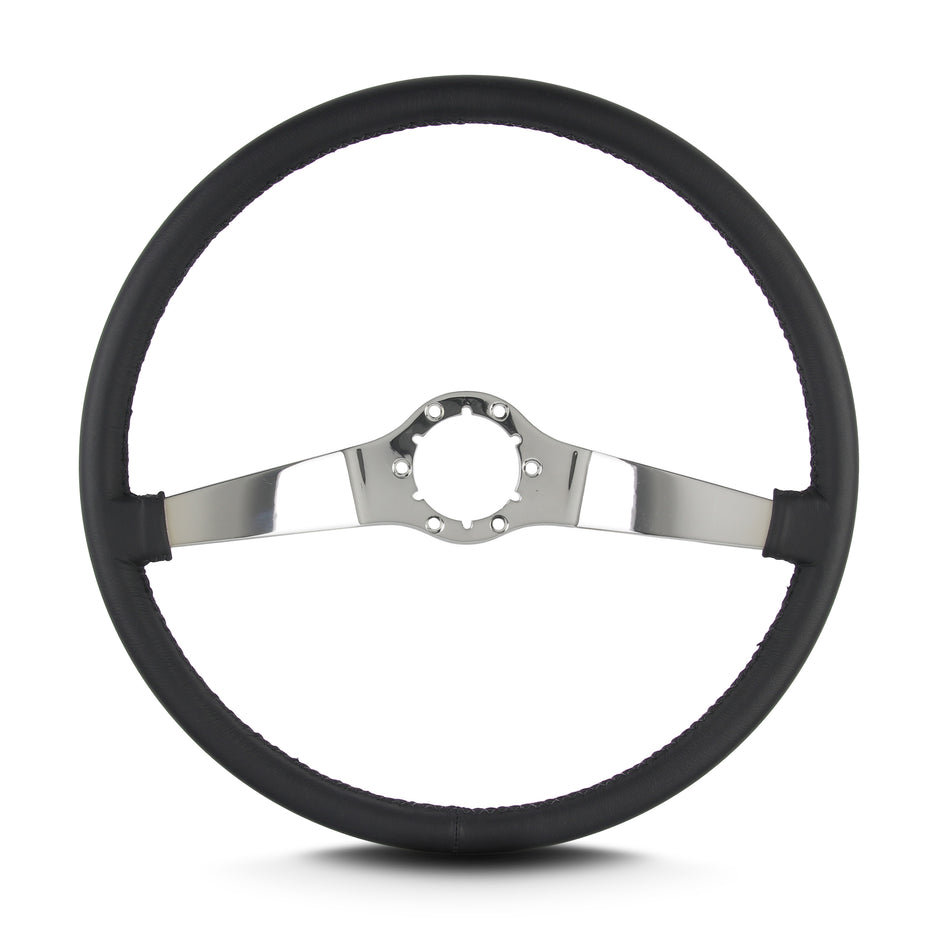 TWO SMOOTH 15" POLISHED THIN GRIP BLACK