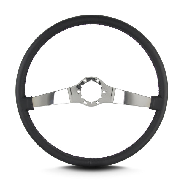 TWO SMOOTH 15" POLISHED THIN GRIP BLACK