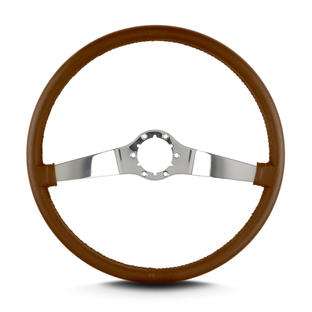 TWO SMOOTH 15" POLISHED THIN GRIP CARAMEL