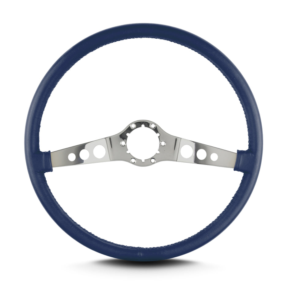 SS 15" POLISHED THIN GRIP BLUE